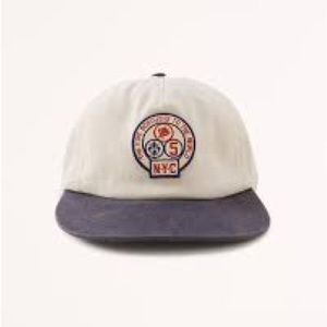 Abercrombie Flat Bill Patch Hat NYC Five Boroughs